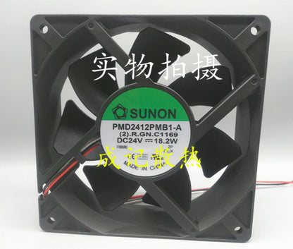 1pcs SUNON PMD2412PMB1-A 12038 24V 18.2W Inverter Fan