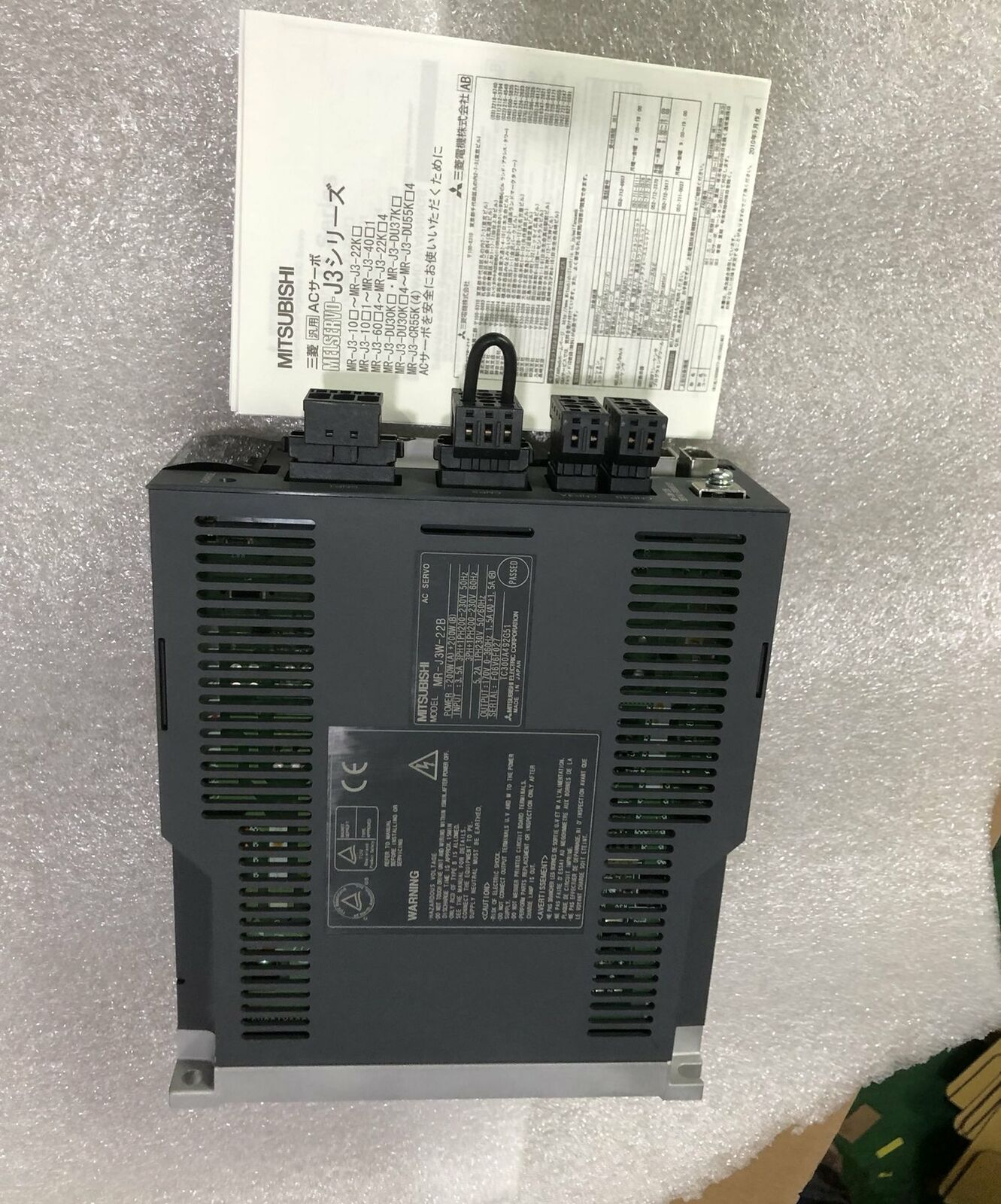 used ONE Mitsubishi MRJ3W22B Servo Driver fully tested industrial automation application - MITSUBISHI