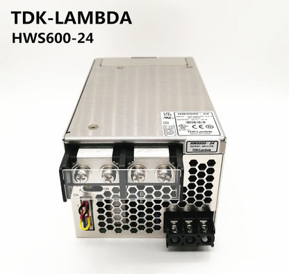 new TDK-LAMBDA HWS600-24 24V 27A Switching Power Supply 100-240VAC 8.2A - TDK-LAMBDA