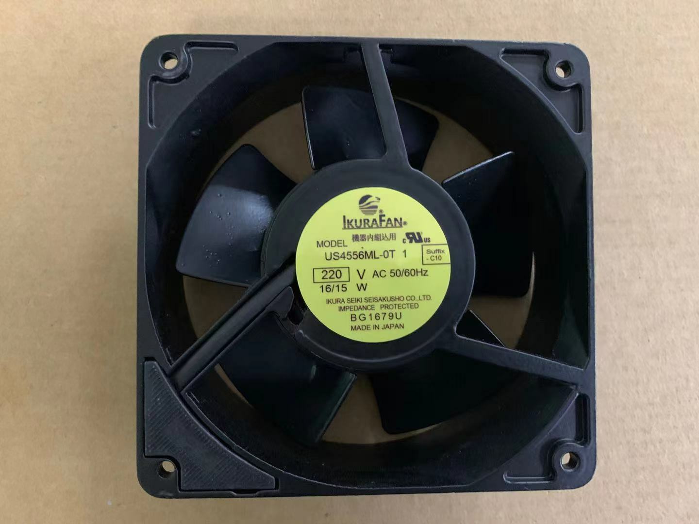new 1pc IKURA US4556ML-0T1 220V iron leaf high temperature fan