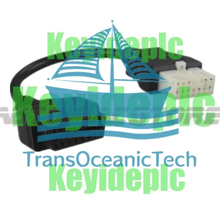 1pcs For Mitsubishi 12pin OBD1 OBD2 Connector Diagnostic Cable #ke