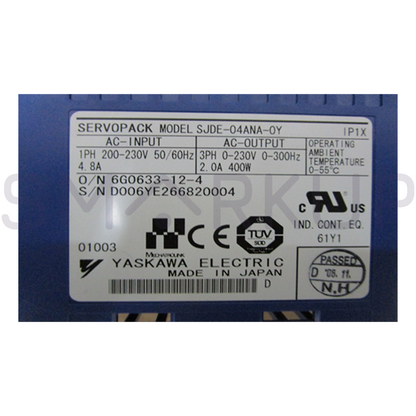 new  In Box YASKAWA SJDE-04ANA-OY Servo Drive