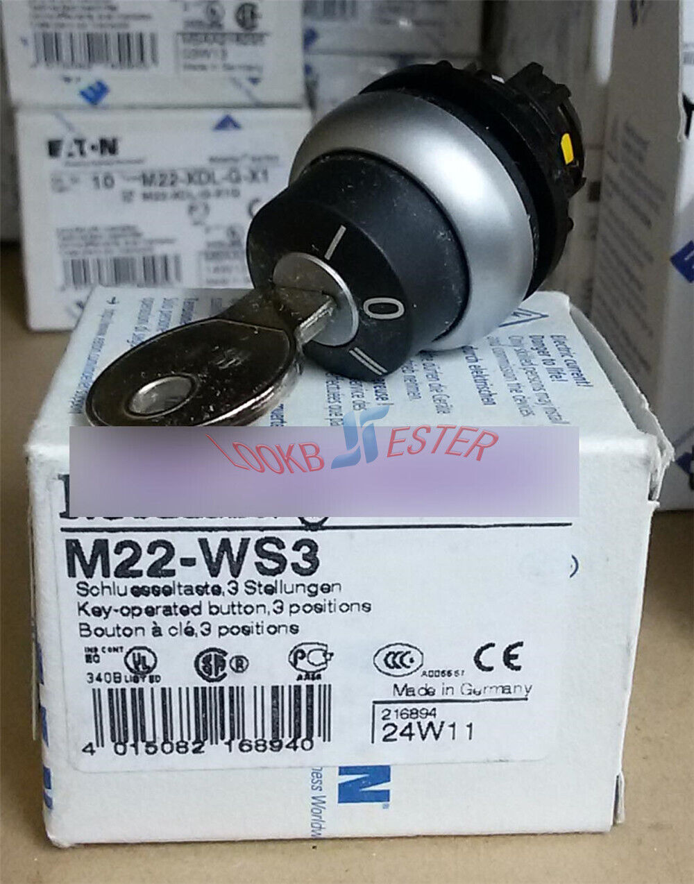 new 1PCS Eaton button head M22-WS3 - EATON