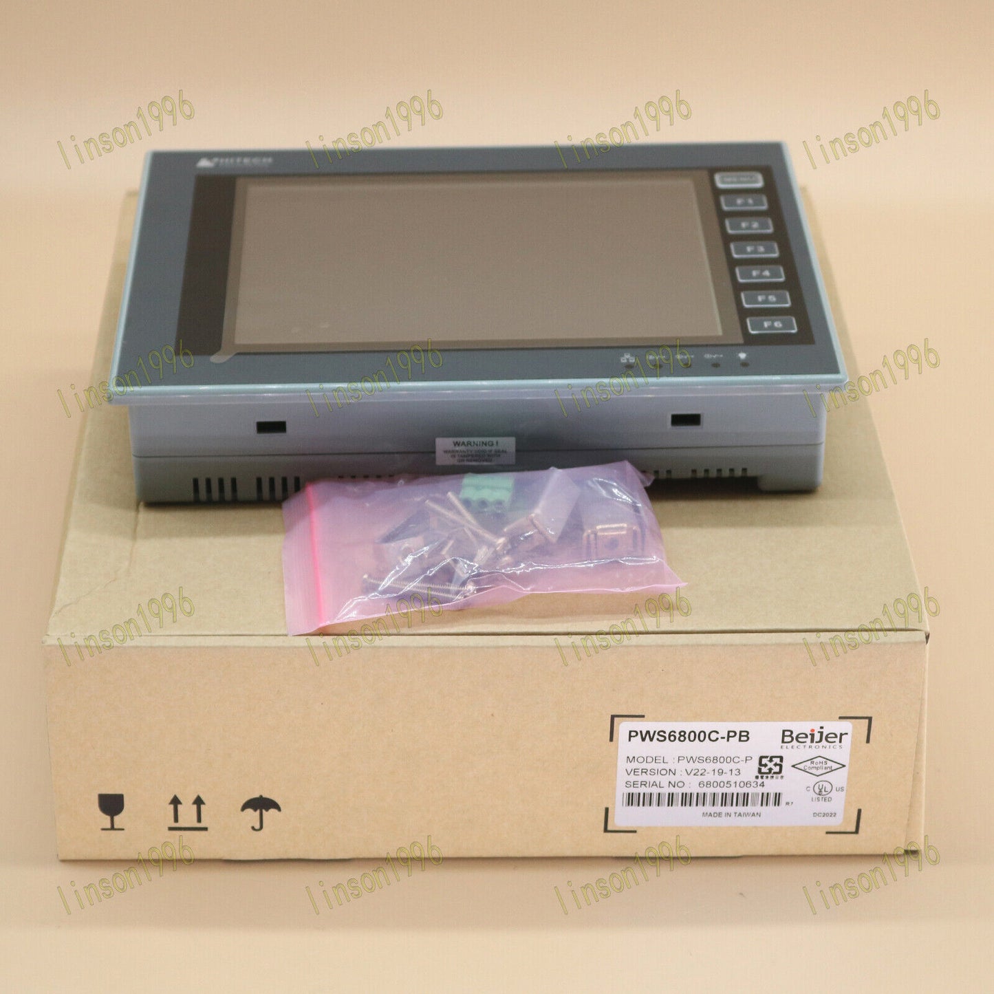 Fast HITECH Touch Screen HMI PWS6800C 640x480 7.5 inch - HITECH