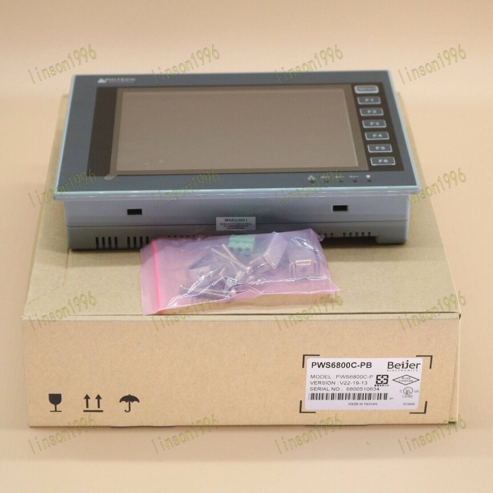 new Fast HITECH Touch Screen HMI PWS6800C-P 640x480 7.5 inch HITECH