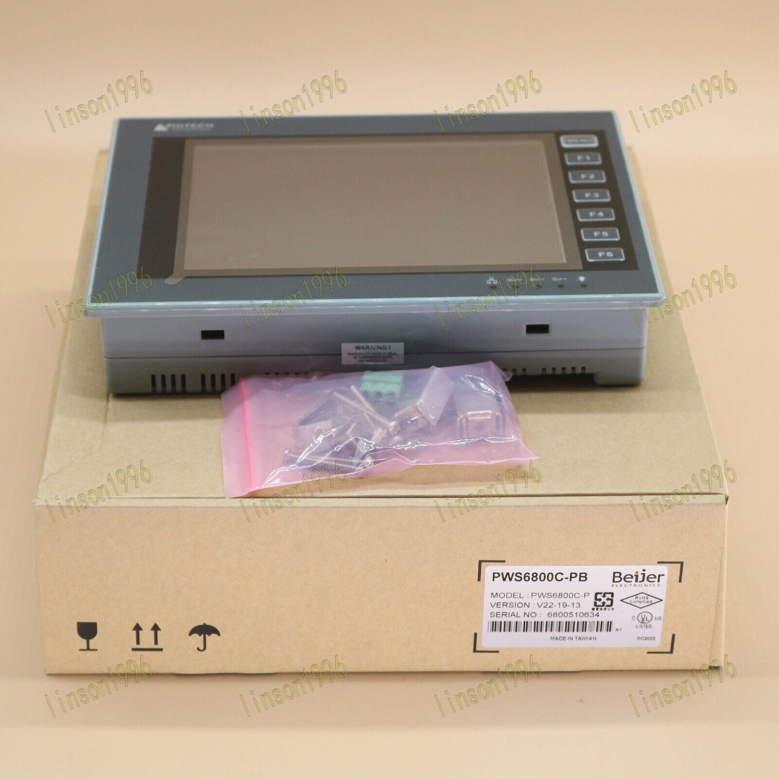 Fast HITECH Touch Screen HMI PWS6800C 640x480 7.5 inch - HITECH