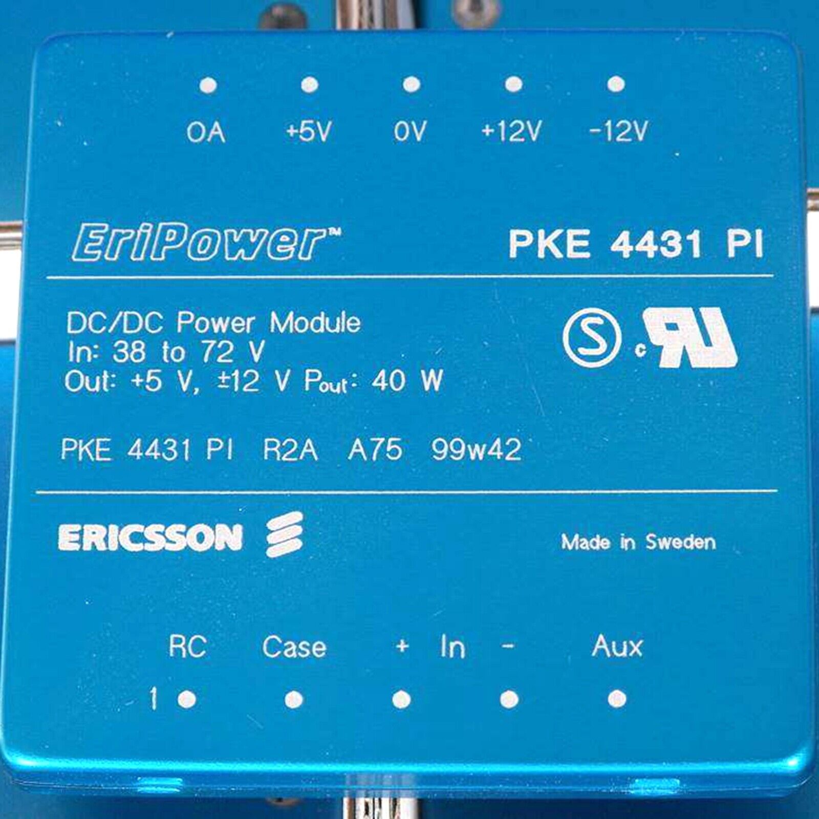 New ERICKSSON PKE4431PI Power Supply Module with 24V 50W Output for Efficient Energy Performance - ERICSSON