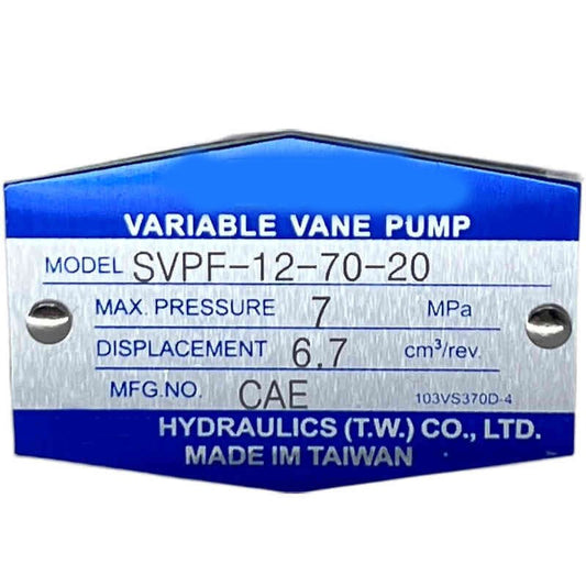 For YUKEN SVPF-12-70-20 Variable vane pump