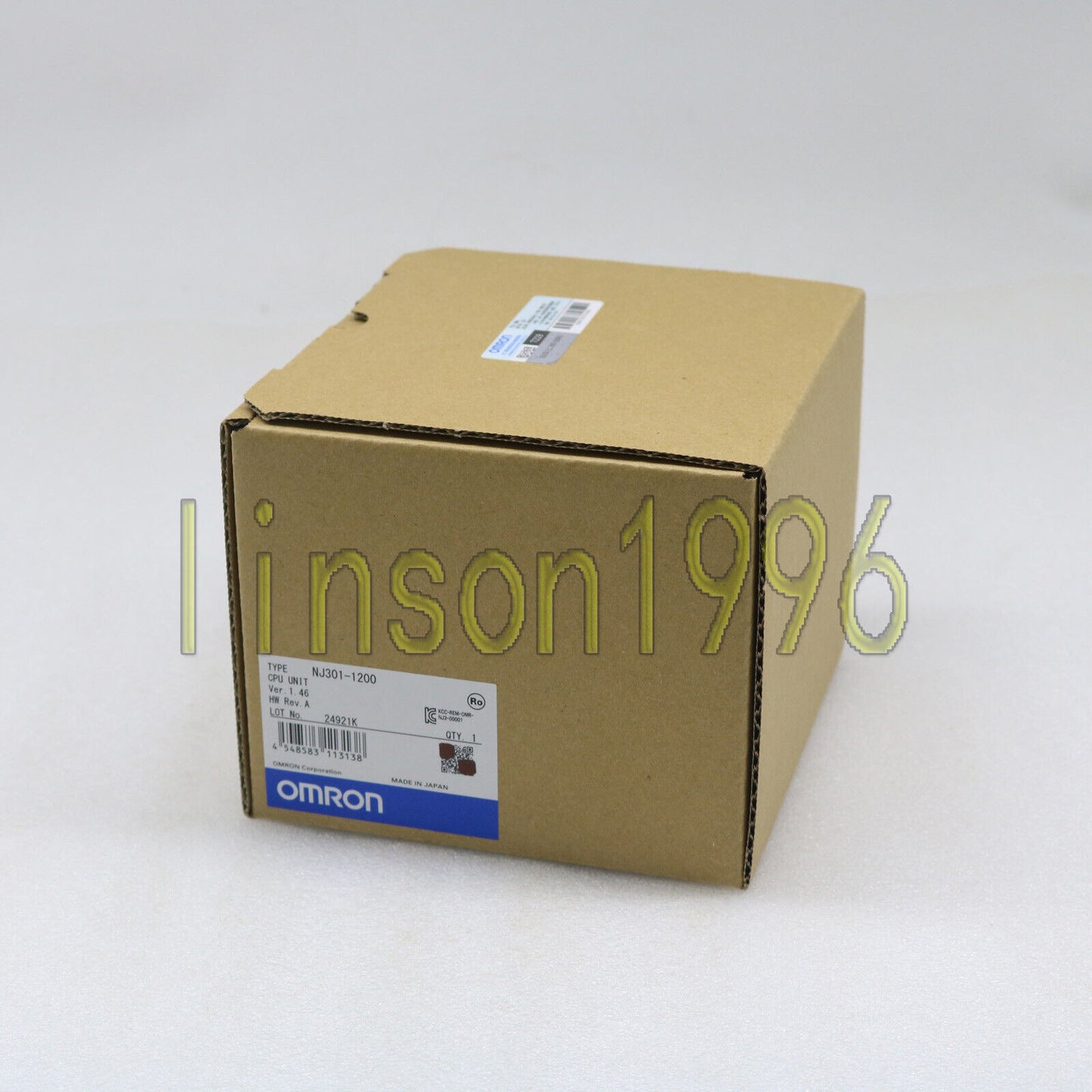 Omron NJ301-1200 PLC Control Unit Module - IN BOX - FAST SHIP - OMRON