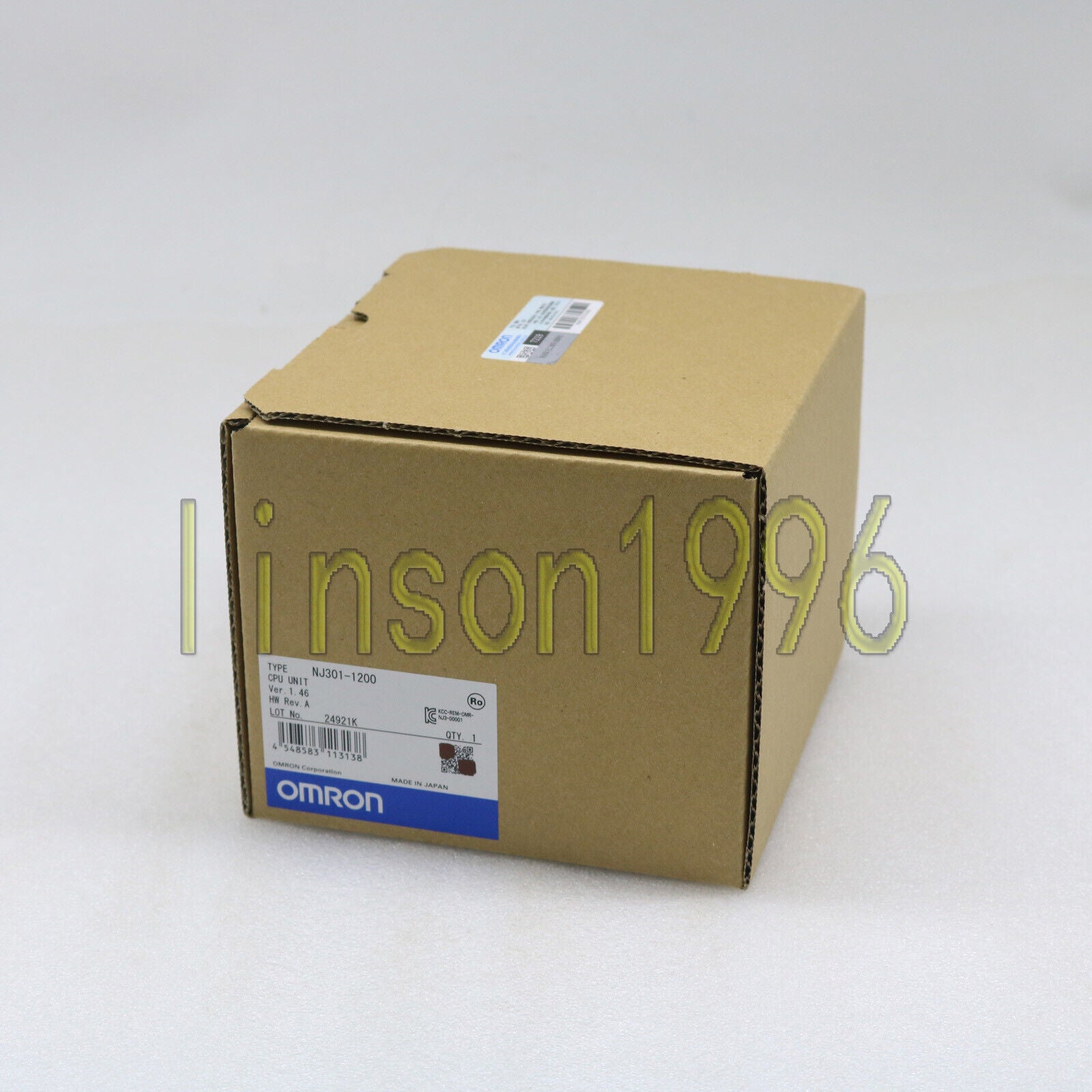 Omron NJ301-1200 PLC Control Unit Module - IN BOX - FAST SHIP - OMRON