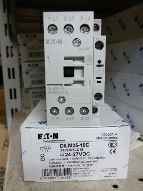 1PCS Eaton Moeller DILM25-10C XTCE025CC10 Contactor 24-27VDC
