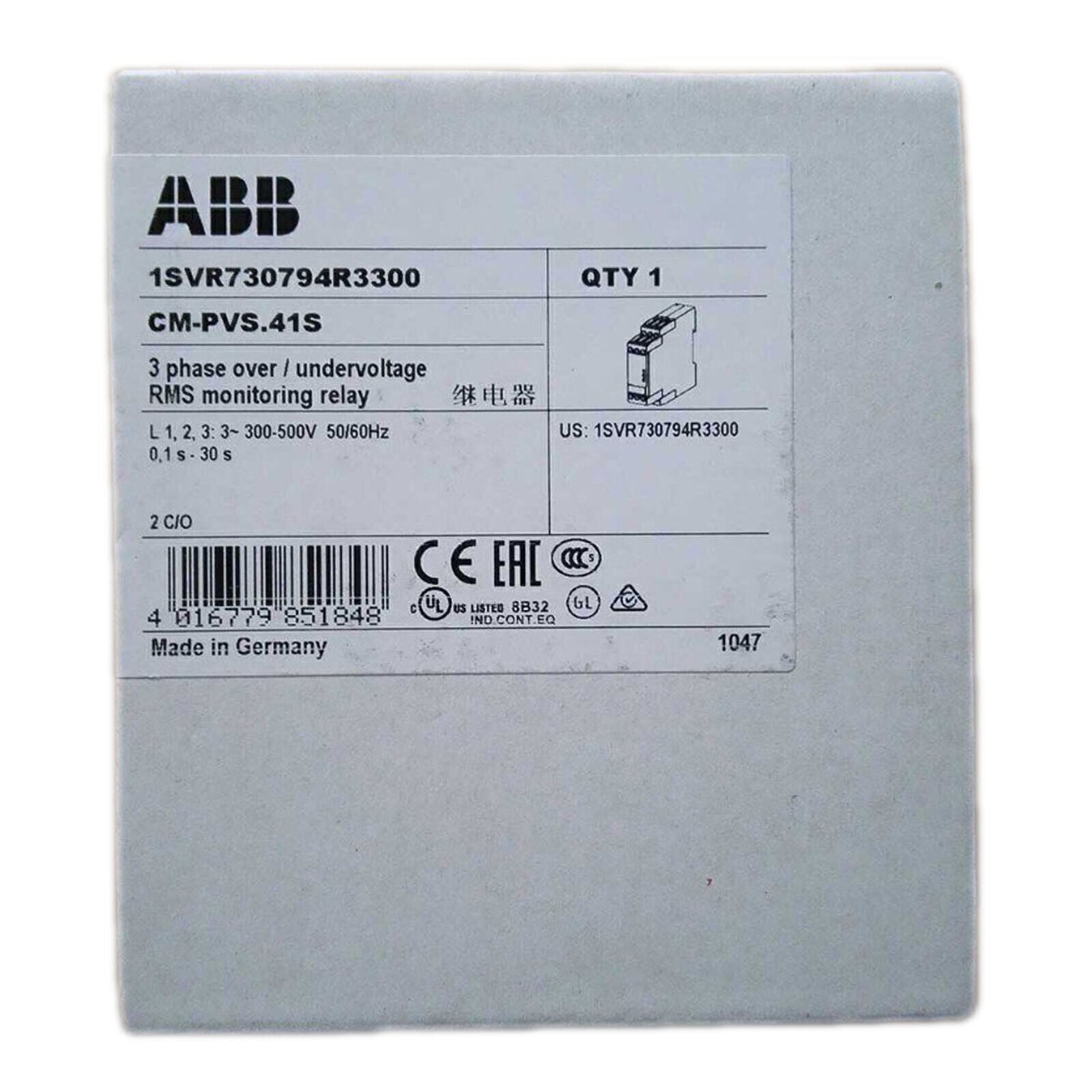 new 1pcs ABB CM-PVS.41S Monitor - ABB