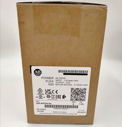 Allen-Bradley Powerflex 525 1HP Drive 25B-B5P0N104 NEW AND SEALED - ALLEN-BRADLEY