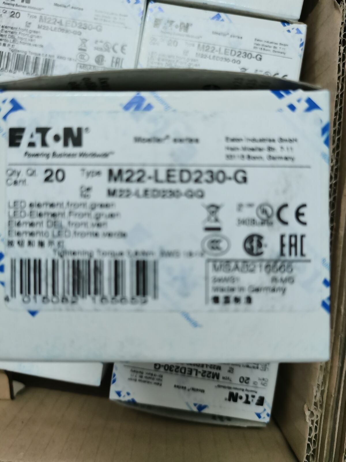 new 1pc eaton moeller Light Unit M22-LED230-G - EATON MOELLER