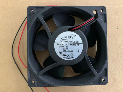new 1pcs ADDA AD1212HS-F51 12V 0.50A 12038 DC cooling fan
