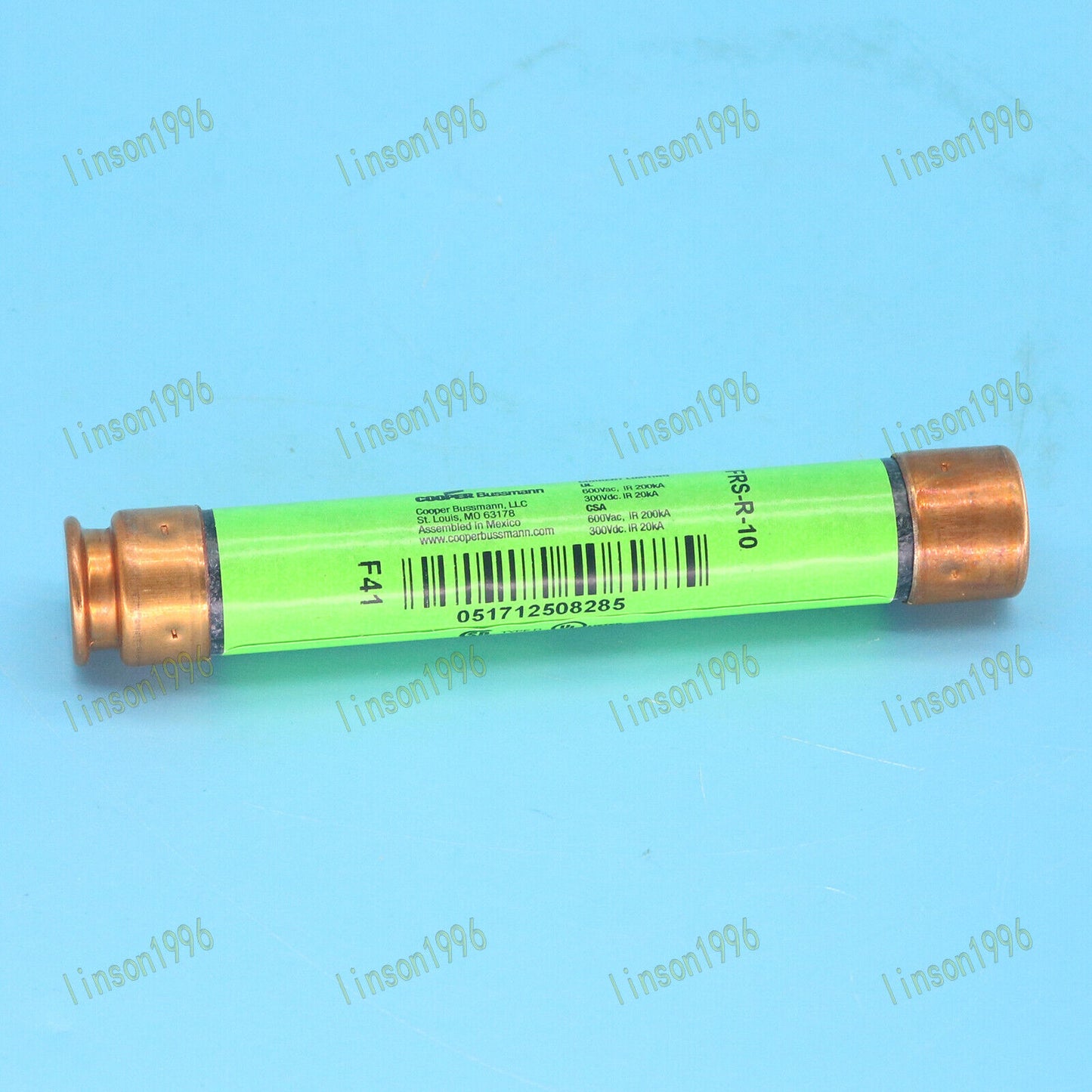 5PCS Bussmann FRS-R-10 600V 10Amp Fusetron Dual Element Time-Delay Fuse - BUSSMANN