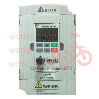 DELTA VFD015M23A Frequency Inverter Drive 3Phase 220V 1.5KW 2HP