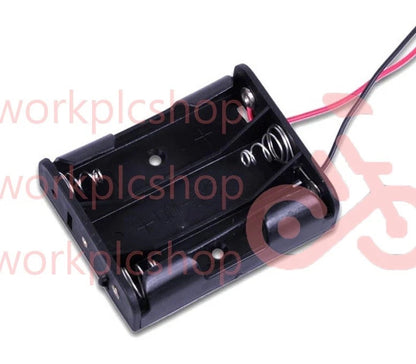 10PCS Plastic Battery Case Storage Box Holder with Wire Leads for 3 X AA 4.5V