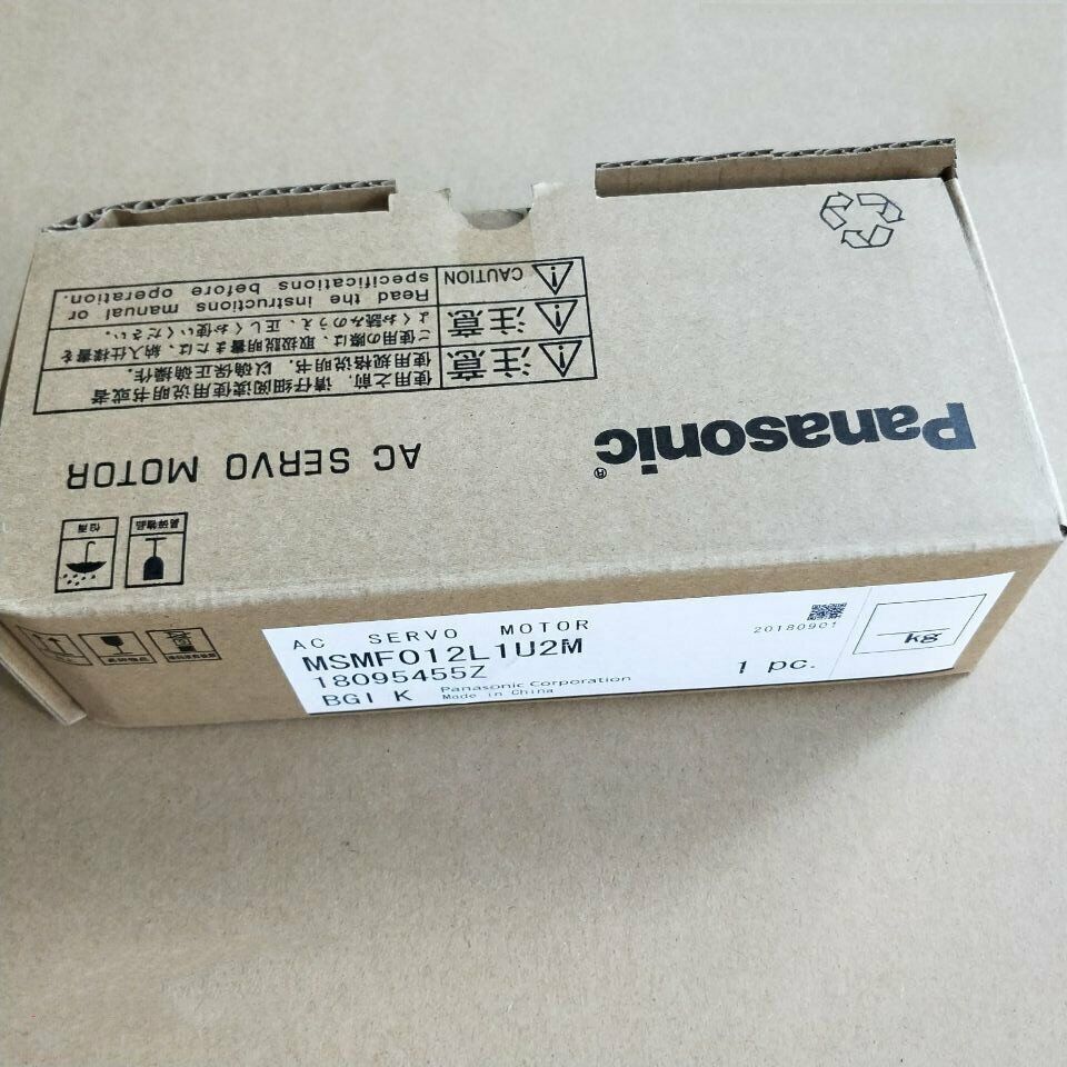 New One-Year Panasonic AC Servo Motor MSMF012L1U2M - PANASONIC