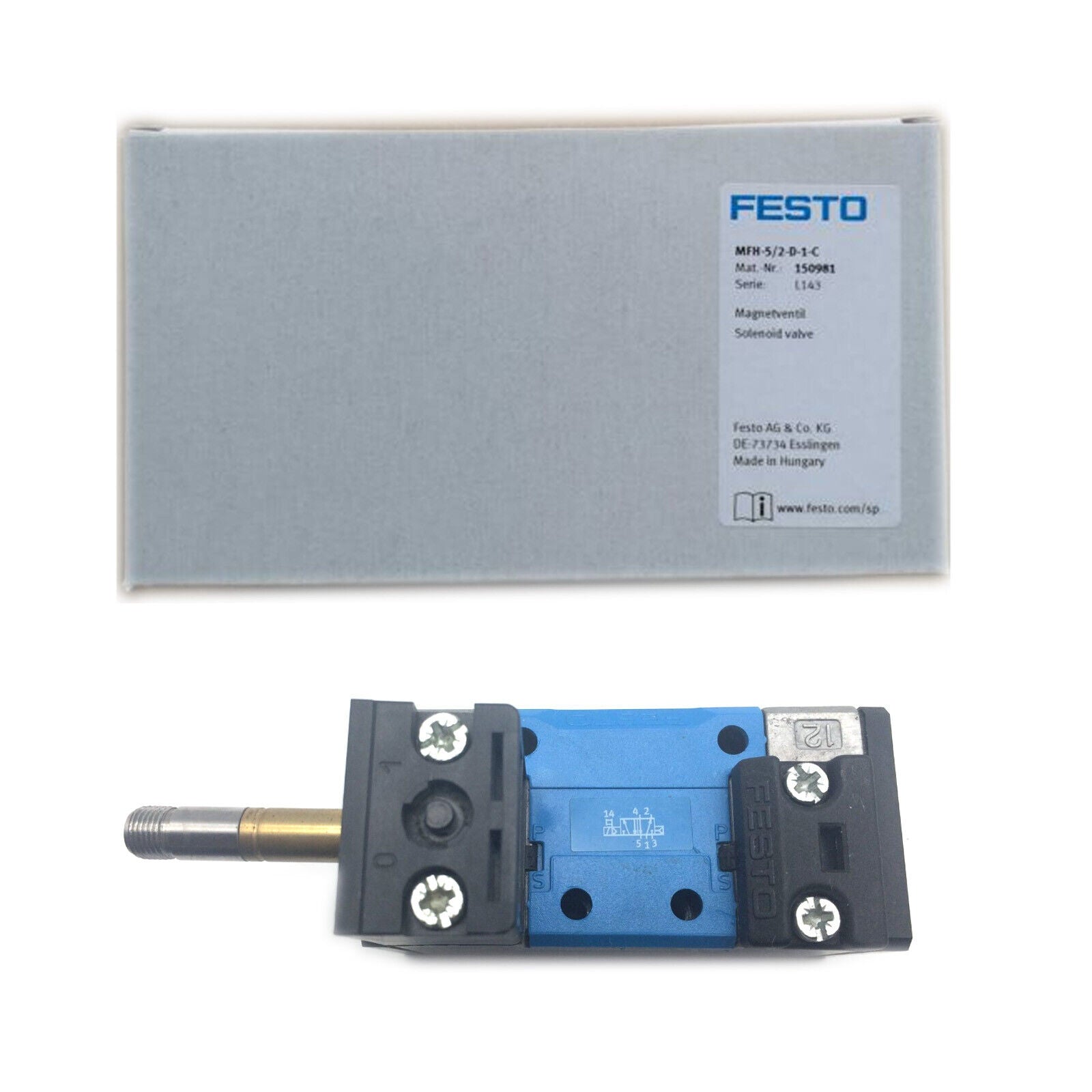 Festo MFH-5/2-D-1-C hydraulic component - FESTO