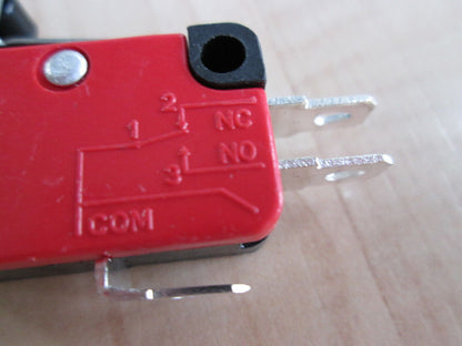 new 2pcs Micro Limit Switch V-155-1C25 Roller Lever 15A 125/250VAC - KOEED