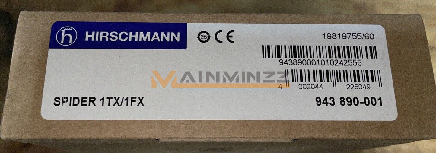 HIRSCHMANN Hester Switch SPIDER 1TX/1FX 943 890-001 - HIRSCHMANN
