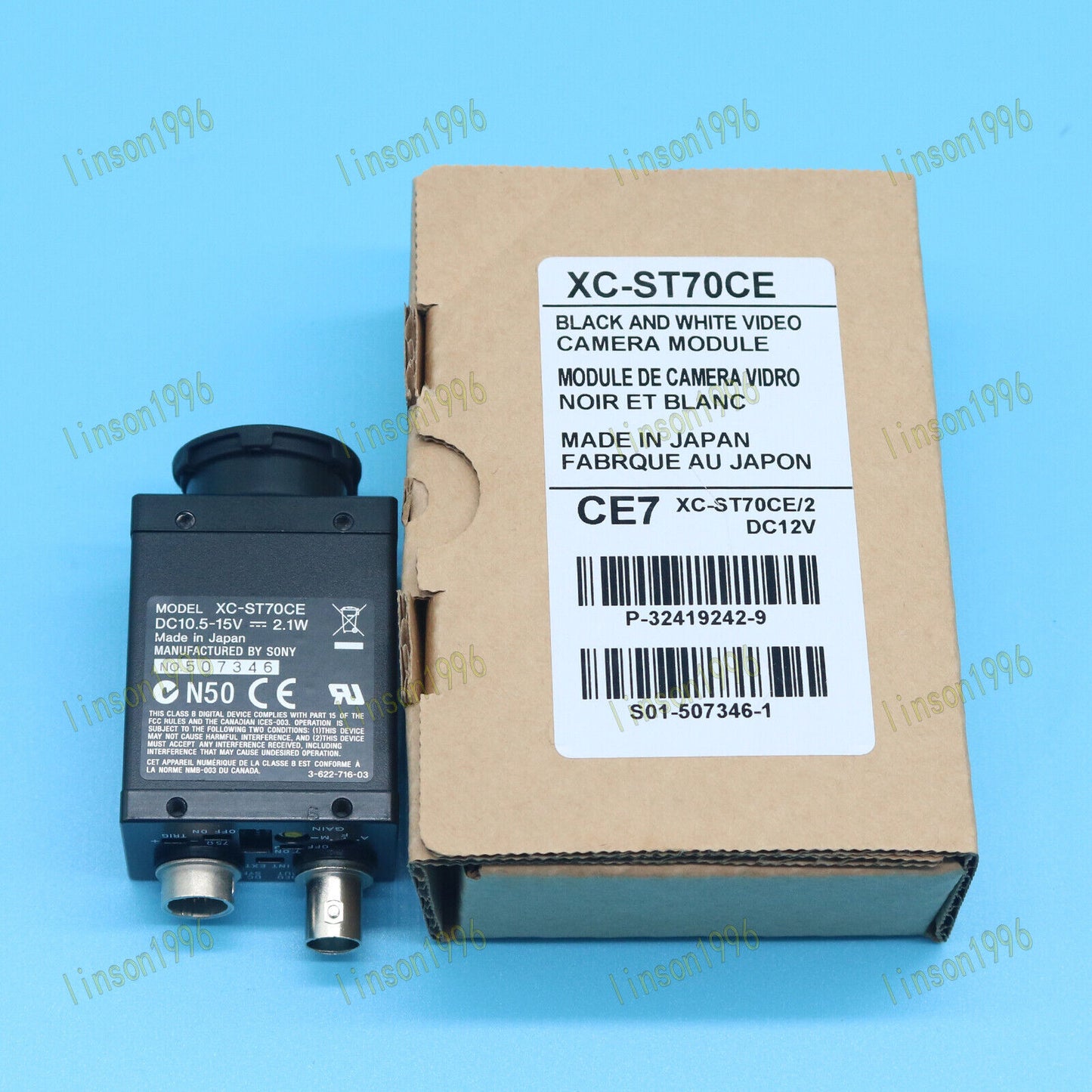 1-Piece Industrial CCD Camera Fast In Box SONY XC-ST70CE - SONY