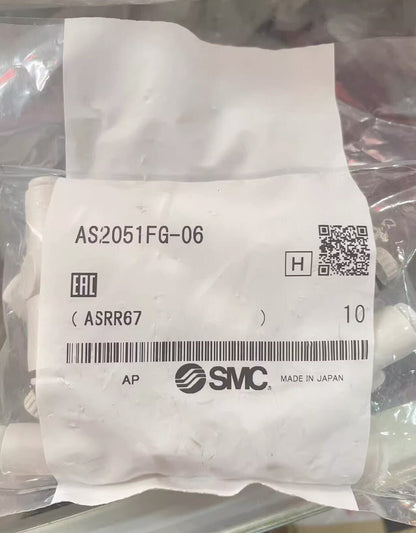 1Bag/10pcs SMC AS2051FG-06 AS2051FG06 Fittings Free Ship