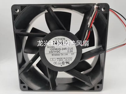 NMB 12038VG-24R-CUE 24V 2.0A 12038 12CM 3-Wire High Airflow Inverter Cooling Fan