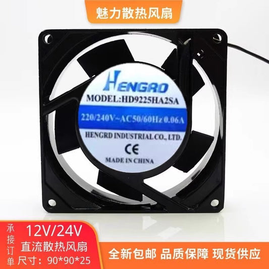 HENGRO HD9225HA2SA 9025 AC220V-240V 0.06A Axial Cooling Fan