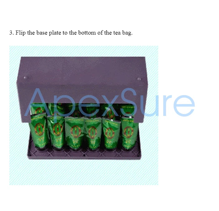 1PC Manual Tea Bag Packing Machine Tea Packing Machine for Small Business 7-14g