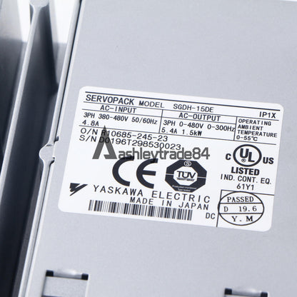1-Phase Servo Drive 1.5KW 480V 380-480VAC 4.8AMP 50/60HZ - YASKAWA