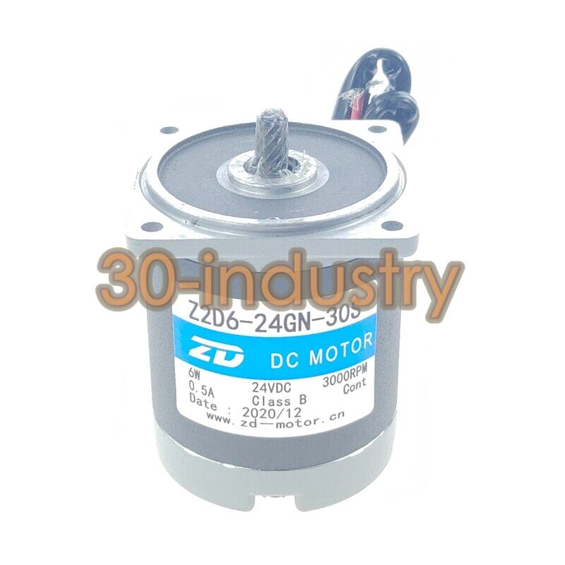 Zhongda Z2D6-24GN-30S DC 24V 0.5A 6W Geared Motor - 1PCS - koeed