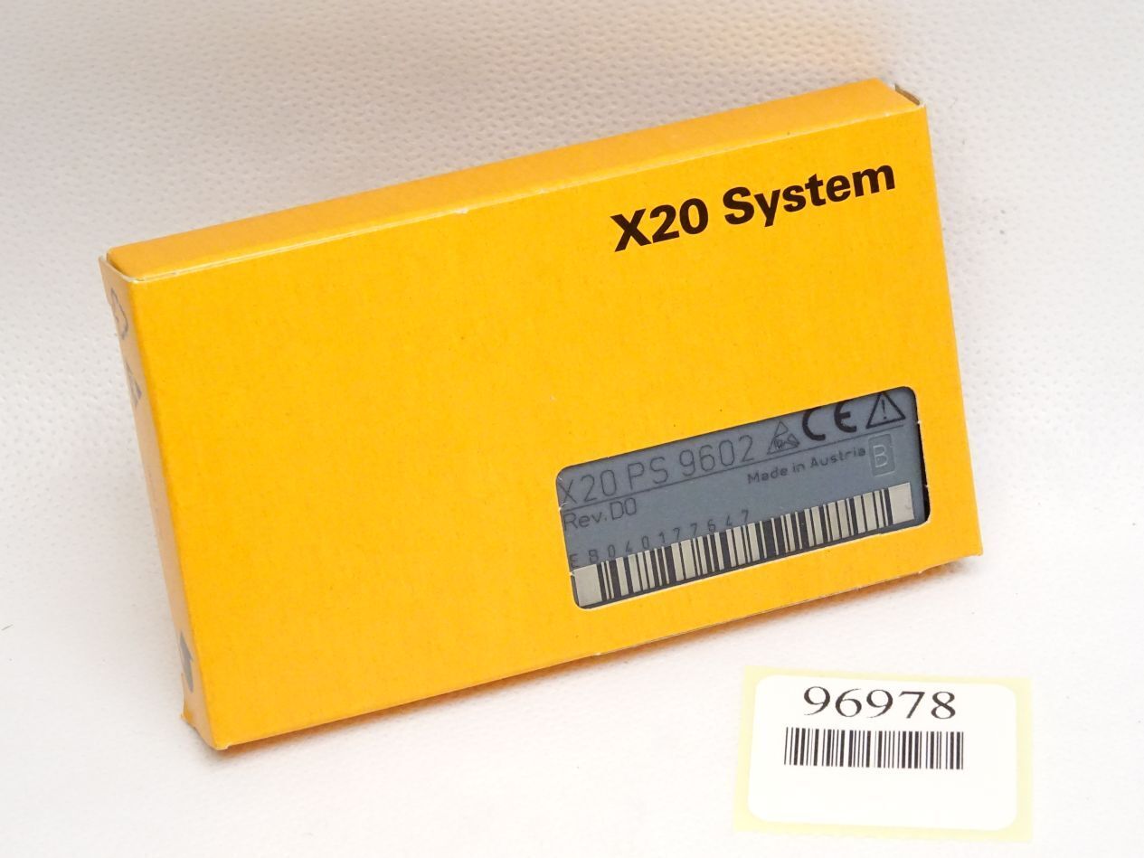 B&R X20PS9602 X20 PS 9602 Rev.D0 Connect for Compact-S CPU, Neu OVP NEW - B&R