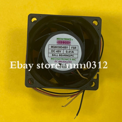 new 1PCS MQ6038E48B1 6038 DC48V 0.41A 6CM 2-Wire Violent Cooling Fan