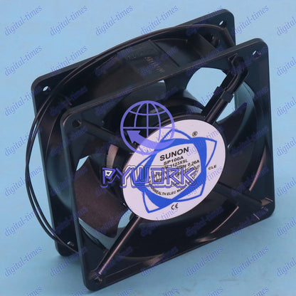 SUNON 12038 SP100A P/N 1123XSL 115V 0.26A 12CM aluminum frame cooling fan