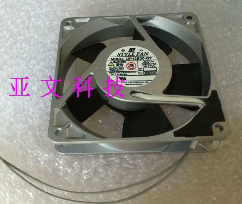 1pcs  STYLE FAN UP12B20-GT 200V 14 / 12W 120 * 25mm aluminum frame AC fan