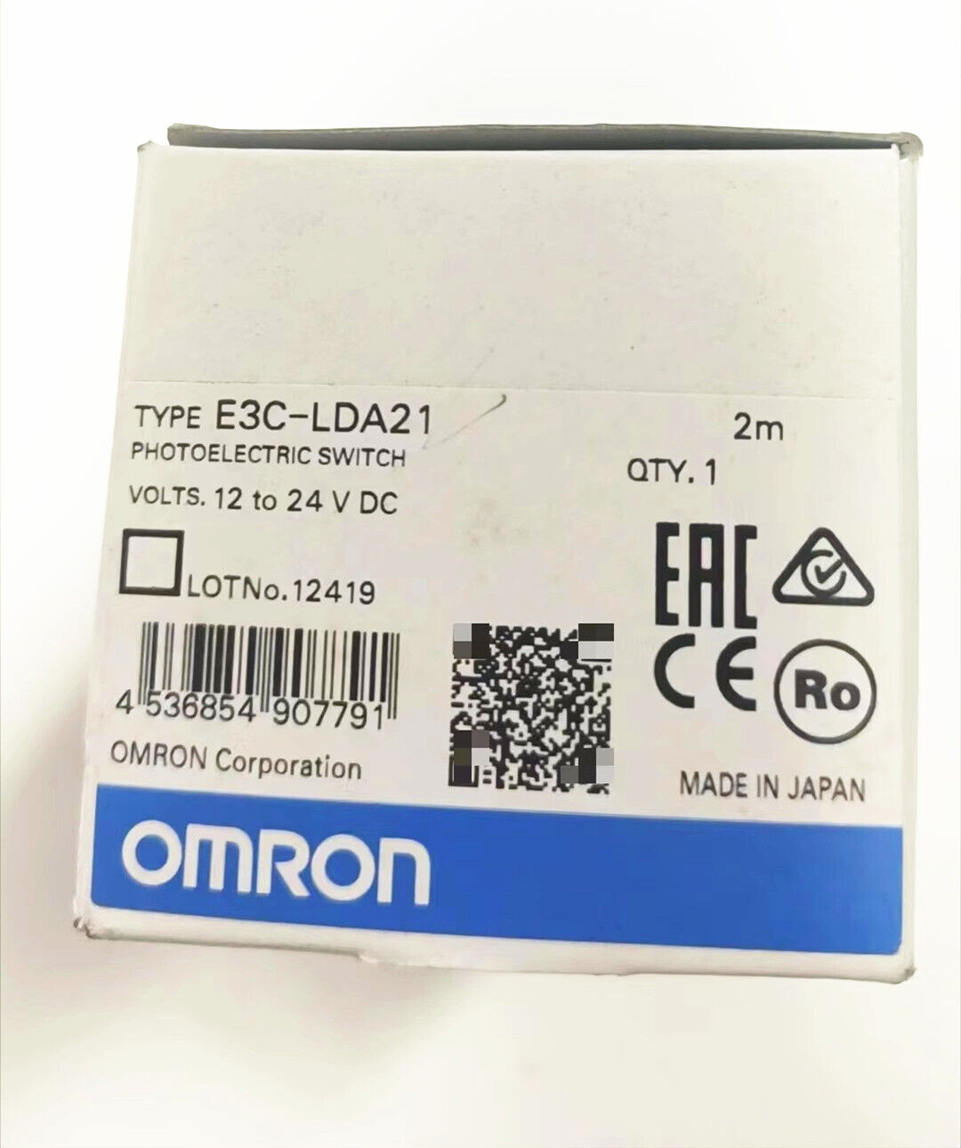 new 1pcs Omron E3C-LDA21 2M Photoelectric Switch Sensor