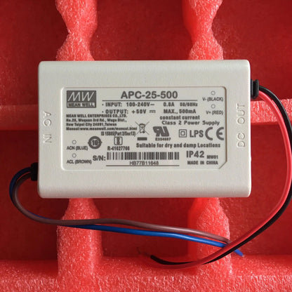 Meanwell APC-35-500 35W 25-70V 500mA LED constant current power supply