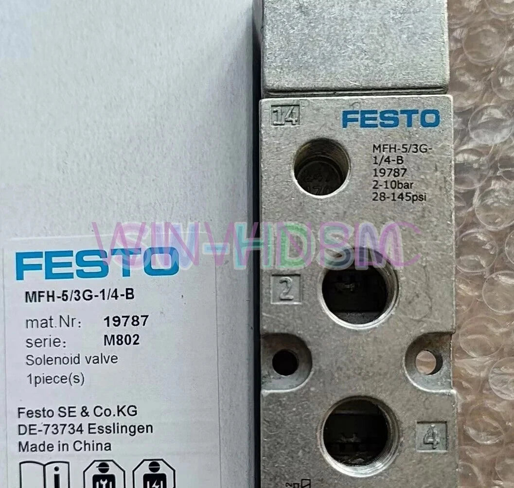 1PCS FESTO MFH-5/3G-1/4-B MFH5/3G-1/4-B 19787 PLC freight free