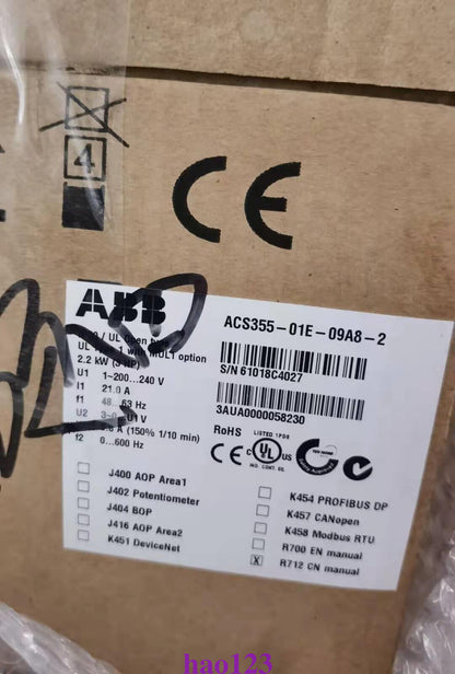 new ACS355-01E-09A8-2 ABB inverter By or - ABB