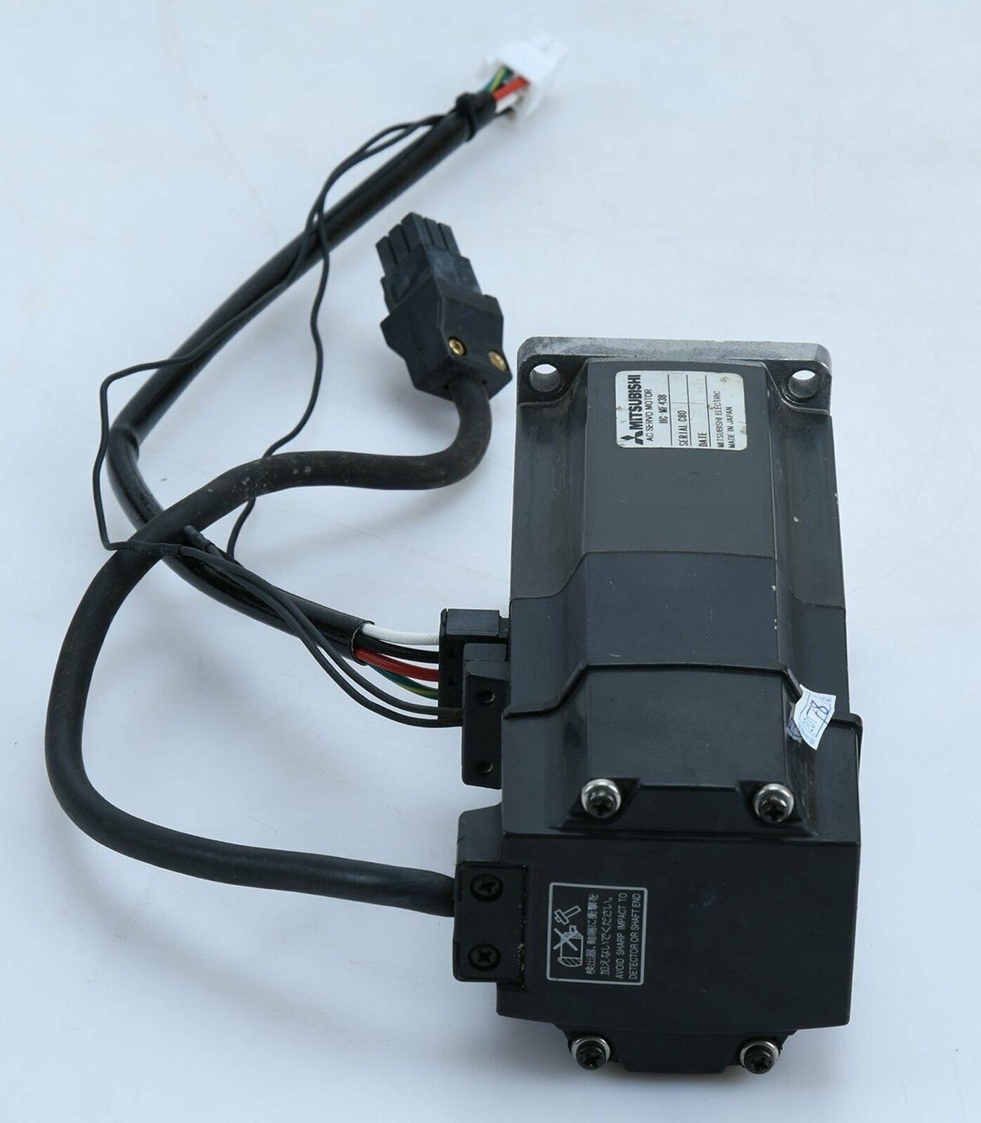 Used Mitsubishi ONE Servo Motor HC-MF43B HCMF43B Good Condition - MITSUBISHI