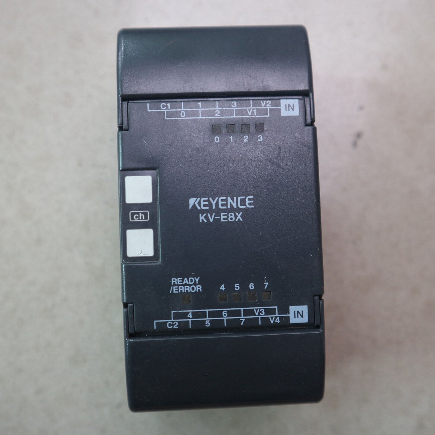 used ONE KEYENCE PLC KV-E8X PLC programmable controller - ONE KEYENCE PLC