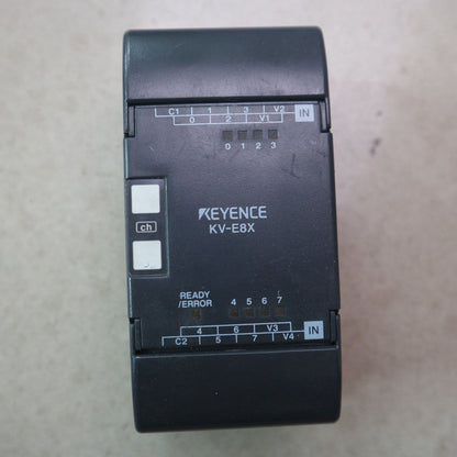 used ONE KEYENCE PLC KV-E8X PLC programmable controller - ONE KEYENCE PLC