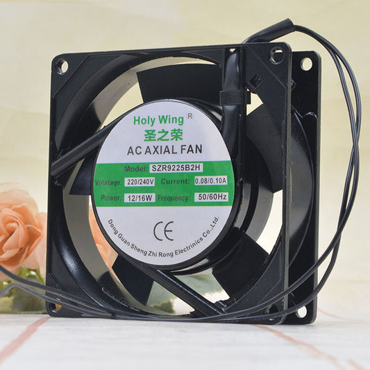 1pcs  HOLYWING SZR9225B2H 220/240V 0.08/0.10A 12/16W metal fan
