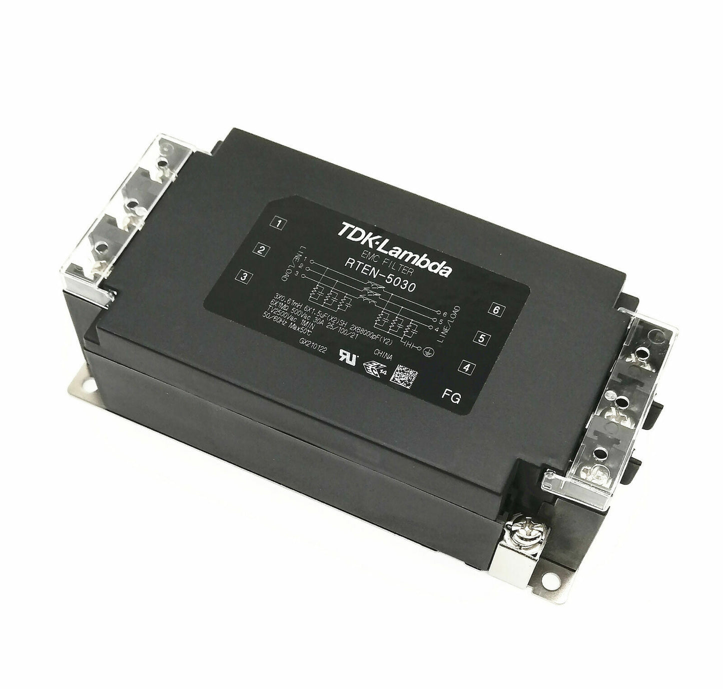 1PCS TDK-Lambda Power Filter RTEN-5030 30A Three-phase Filter