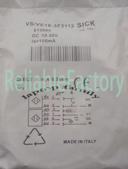 1PC SICK Photoelectric Switch VS/VE18-3F3112 free shipping