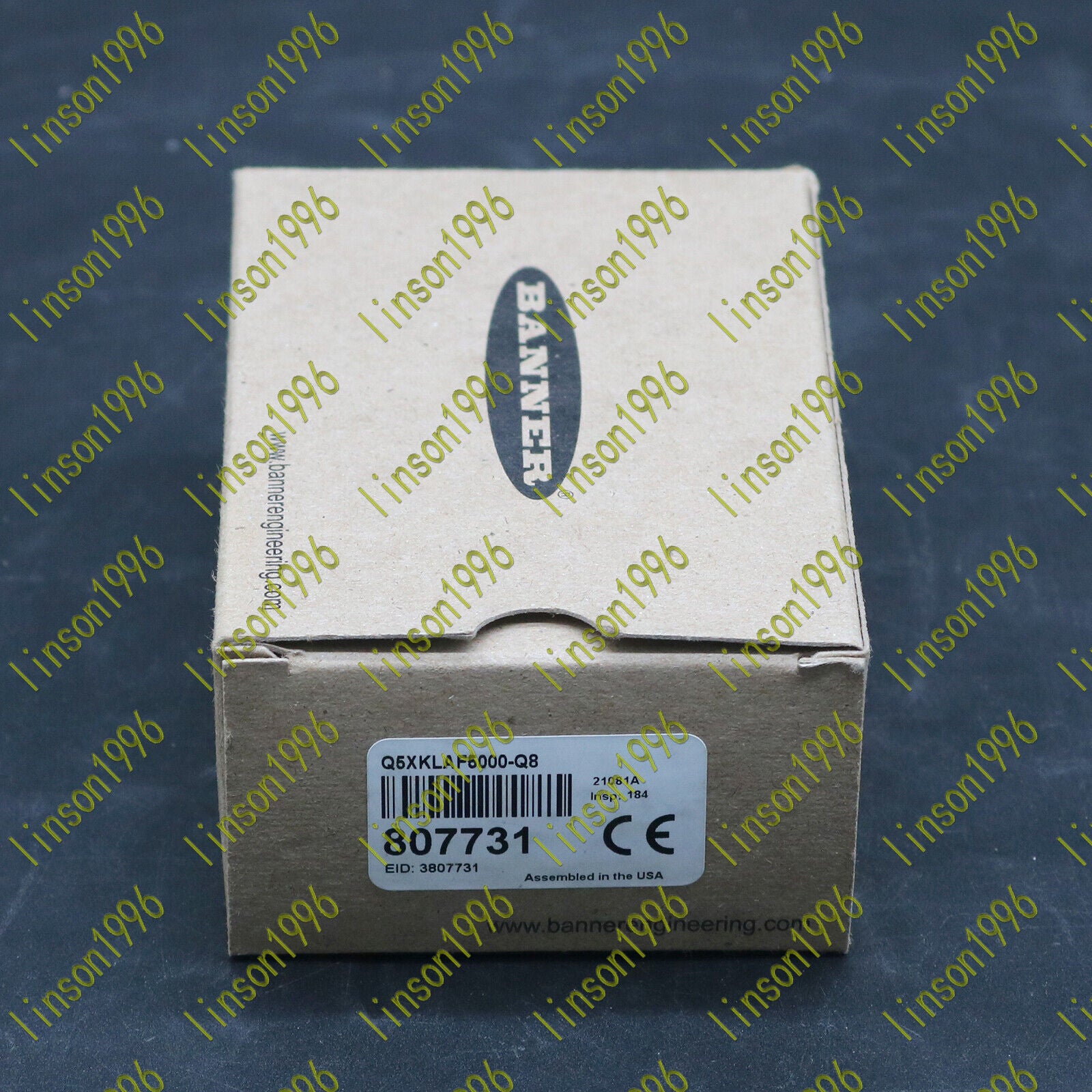 New 1PC BANNER Q5XKLAF5000-Q8 Laser Sensor - BANNER