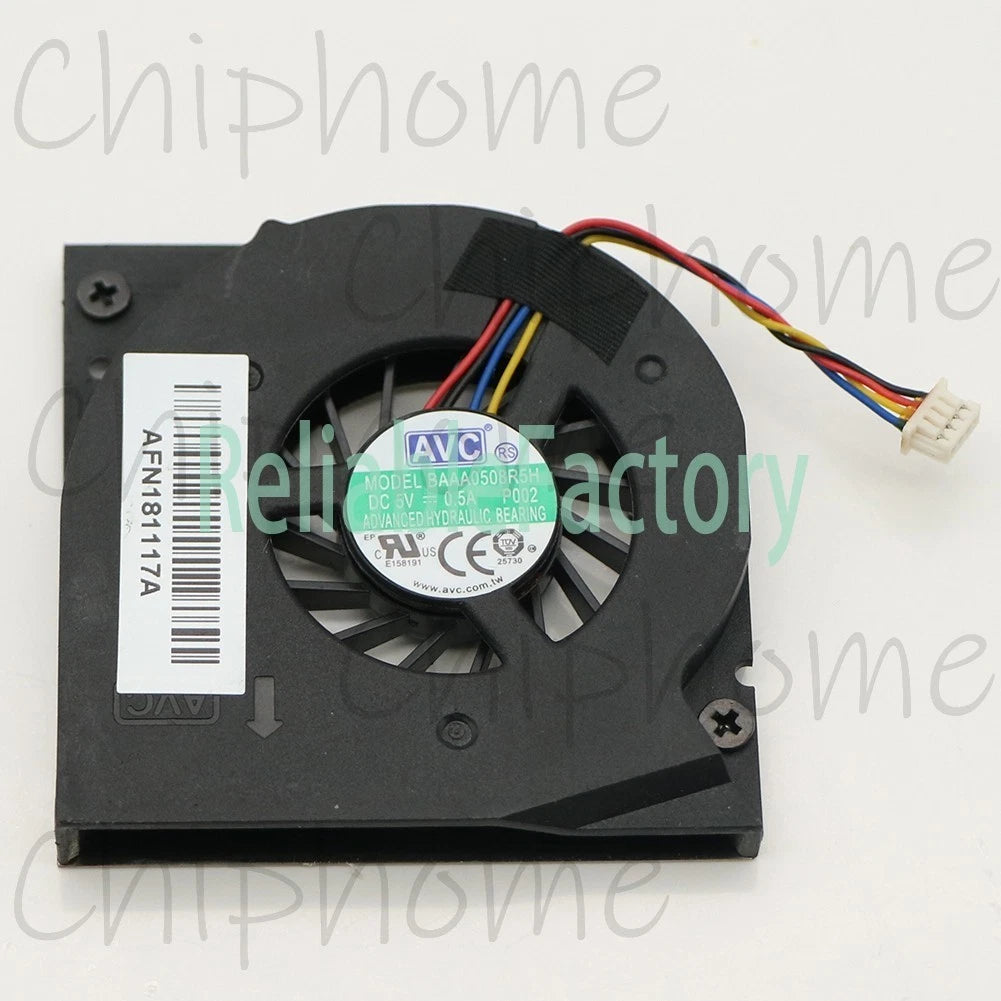 For AVC Cooling Fan BAAA0508R5H 4 pin DC5V .5A Intel NUC Dell #JIA