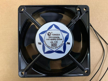 new TONGDA 120MM TP1123XSL 115V22/20W full metal frame cooling fan 2850/3150RPM49dBA